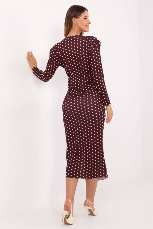 Suknelė bordo spalvos