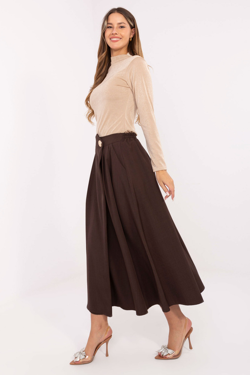 Tamsiai rudas sijonas