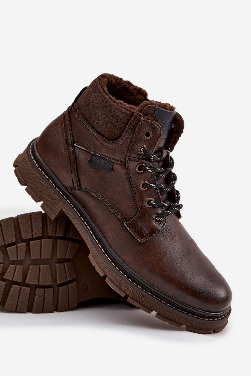 batai  pašiltinti Wrangler 20253034.IKU tamsiai rudos spalvos