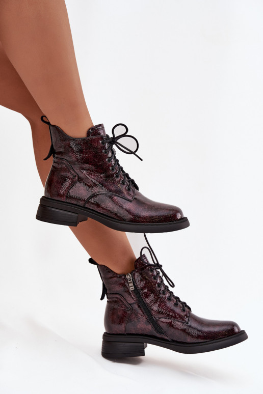 su lako efektu Aulinukai   D&A LZ52-954 bordo spalvos