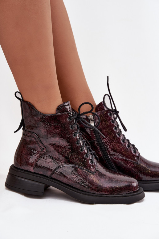 su lako efektu Aulinukai   D&A LZ52-954 bordo spalvos