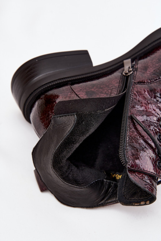 su lako efektu Aulinukai   D&A LZ52-954 bordo spalvos