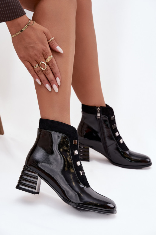   su lako efektu Moteriški aulinukai D&A MR52-144 Juodos spalvos