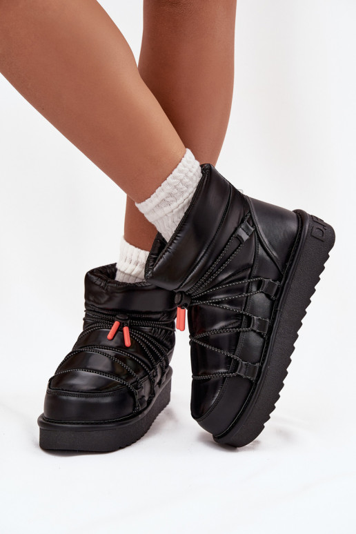 sniego batai  su platforma D.Franklin DFSH370020 Juodos spalvos