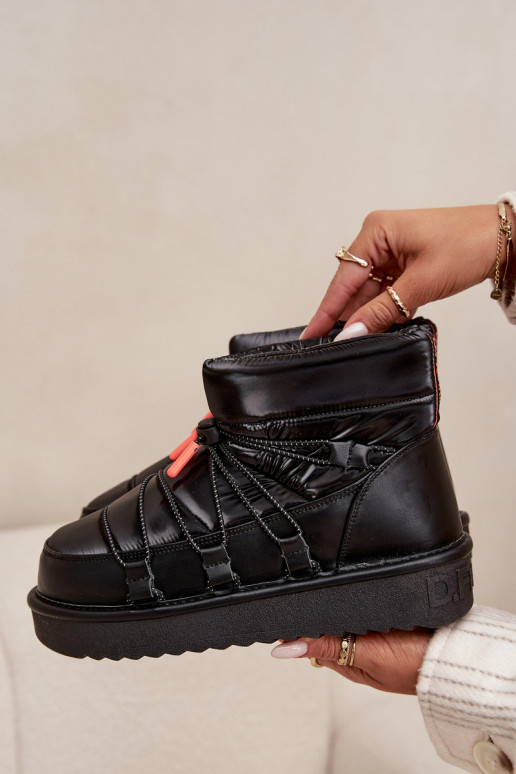 sniego batai  su platforma D.Franklin DFSH370020 Juodos spalvos