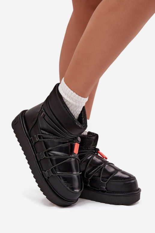 sniego batai  su platforma D.Franklin DFSH370020 Juodos spalvos