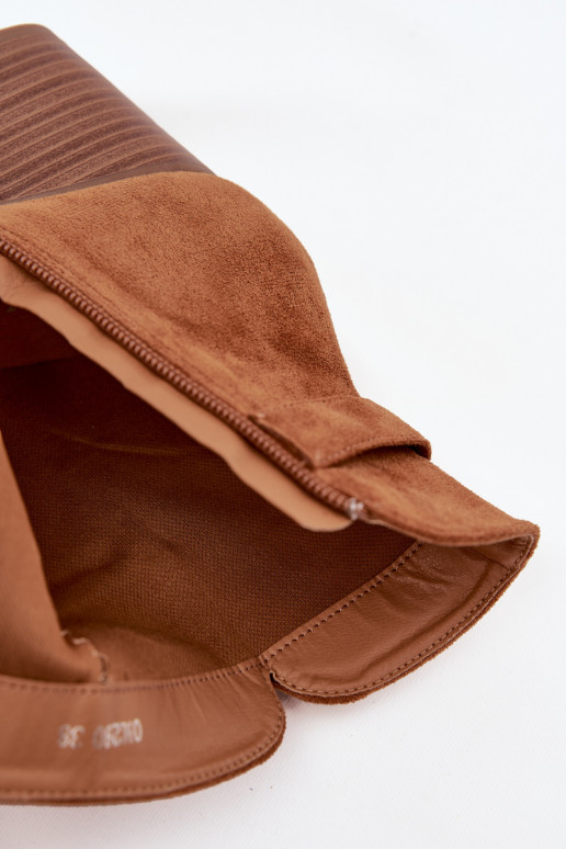 Moteriški aulinukai su kutais rudos spalvos Rosabella Moteriški aulinukai su kutais rudos spalvos Rosabella