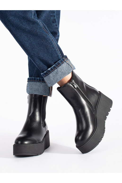 Juodos spalvos Moteriški batai 