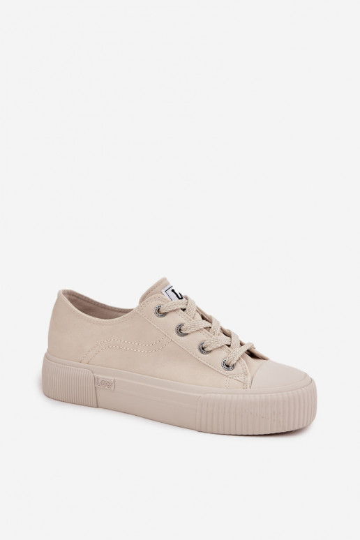 Laisvalaikio bateliai su platforma LEE ISLA C WOMEN LOW 50253001.35E smėlio spalvos