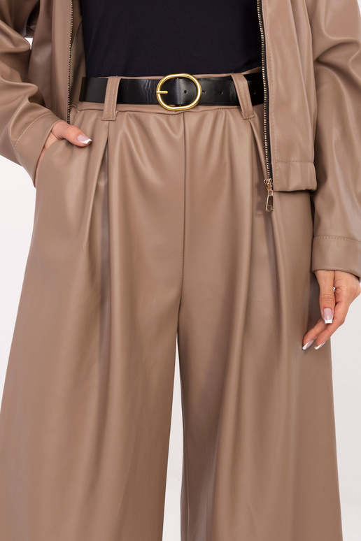 Kelnės tamsiai smėlio spalvos