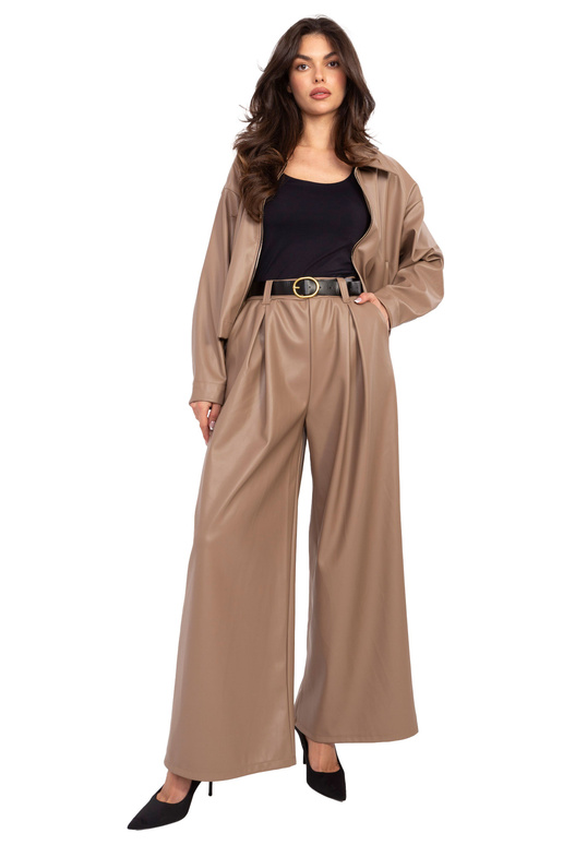 Kelnės tamsiai smėlio spalvos