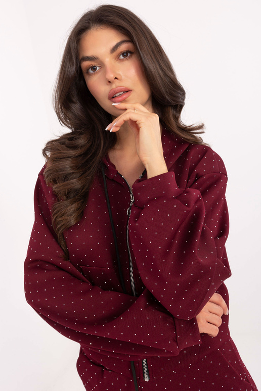 Bordo spalvos komplektas