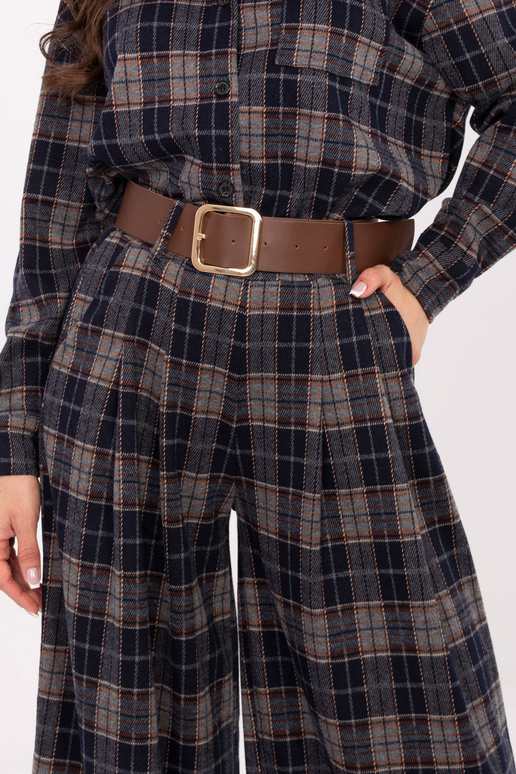 Kelnės tamsiai mėlynos