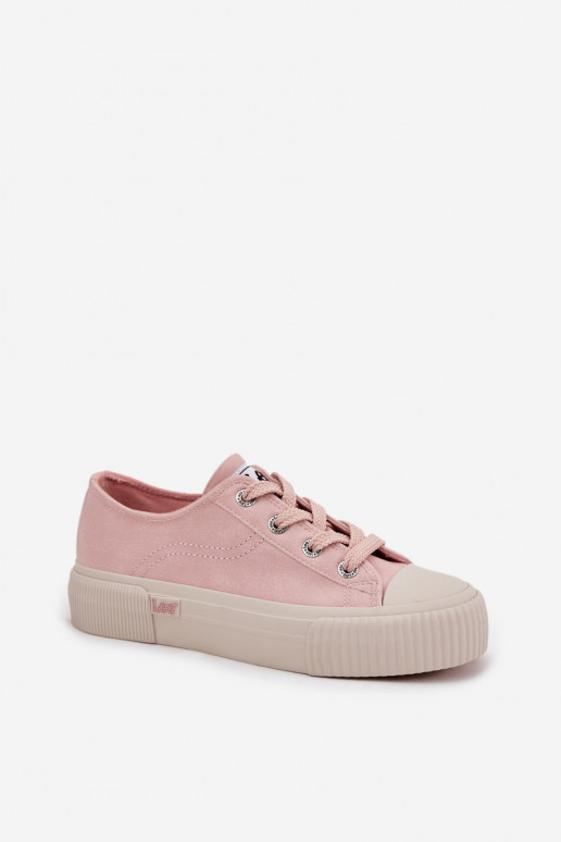 Laisvalaikio bateliai su platforma LEE ISLA C WOMEN LOW 50253001.78E rožinės spalvos