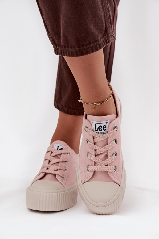 Laisvalaikio bateliai su platforma LEE ISLA C WOMEN LOW 50253001.78E rožinės spalvos