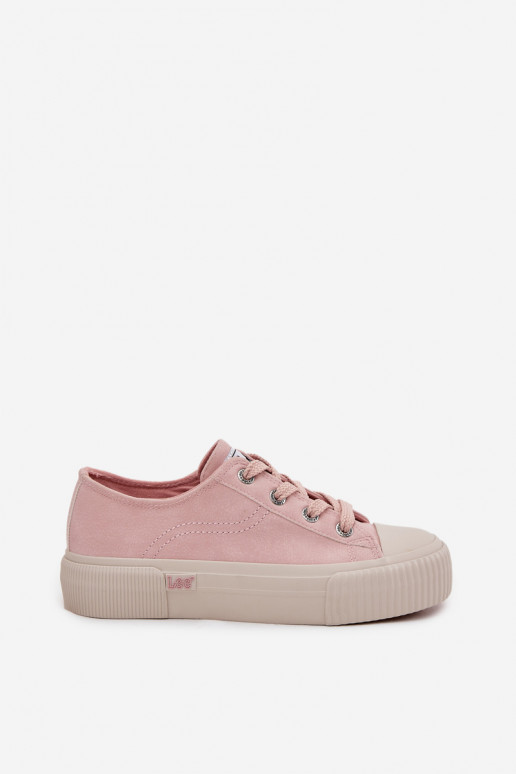 Laisvalaikio bateliai su platforma LEE ISLA C WOMEN LOW 50253001.78E rožinės spalvos