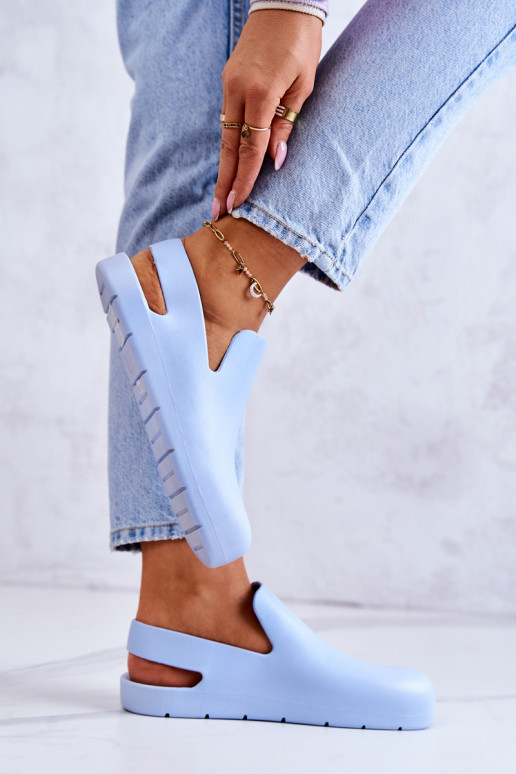 Guminės šlepetės mėlynos spalvos Meriko