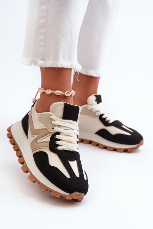  modelio batai sportiniai bateliai  Juodos spalvos Kalelia