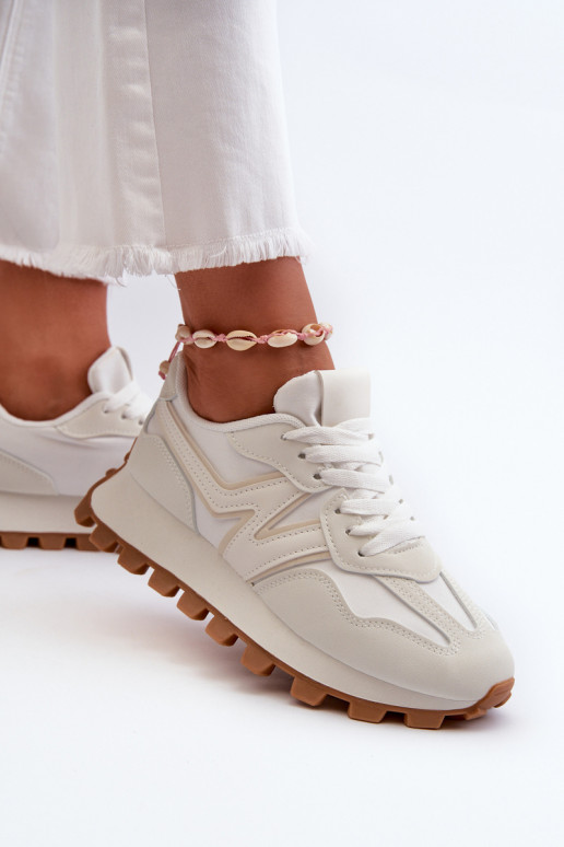  modelio batai sportiniai bateliai  baltos spalvos Kalelia