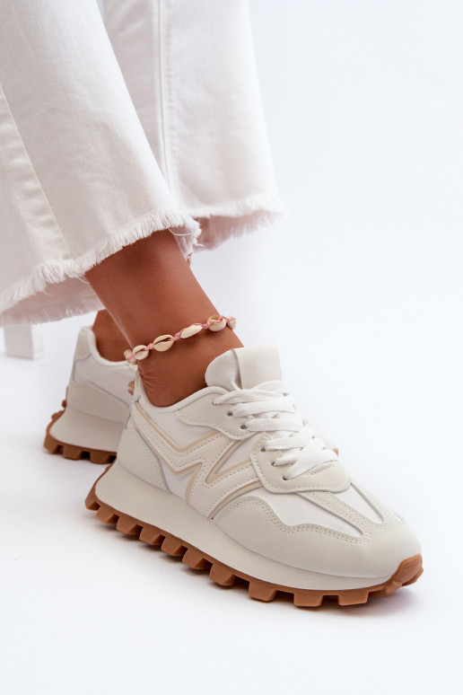  modelio batai sportiniai bateliai  baltos spalvos Kalelia