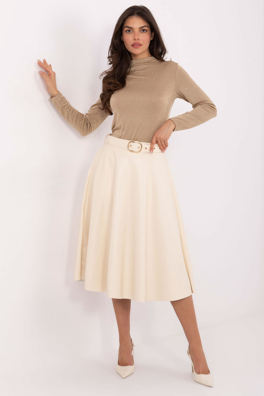 Sijonas šviesiai smėlio spalvos