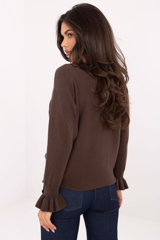 Megztinis IT tamsiai rudas