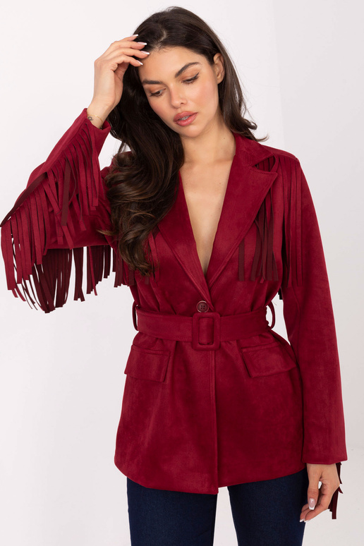 Ilgas raudonas paltas