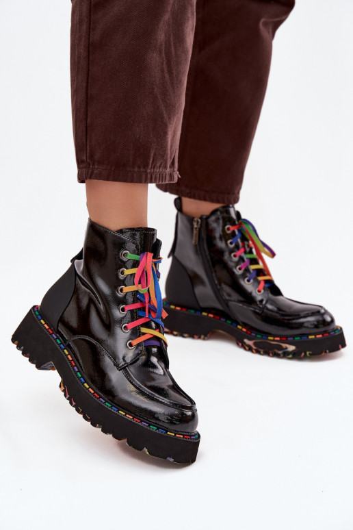   su lako efektu Moteriški aulinukai Artiker 57C0064 Juodos spalvos