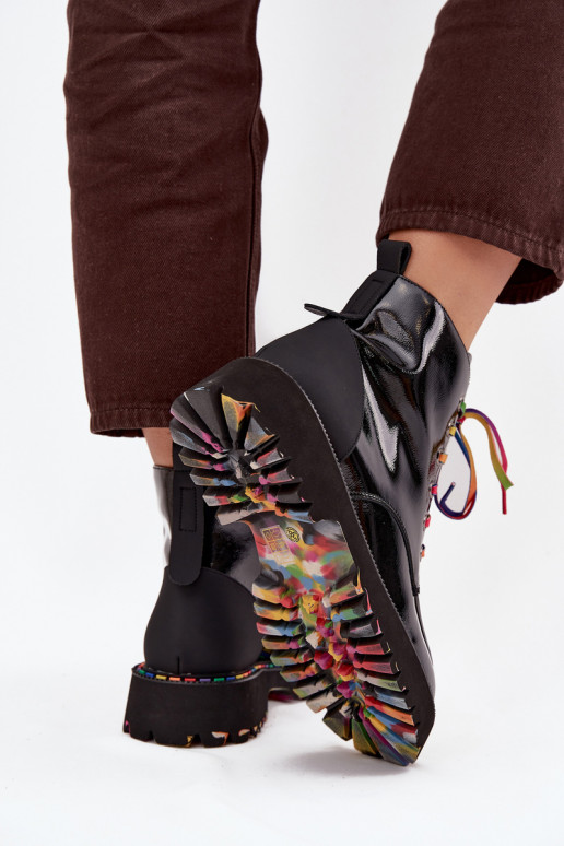   su lako efektu Moteriški aulinukai Artiker 57C0064 Juodos spalvos