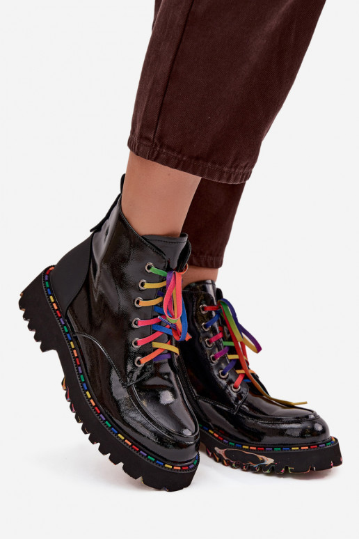   su lako efektu Moteriški aulinukai Artiker 57C0064 Juodos spalvos