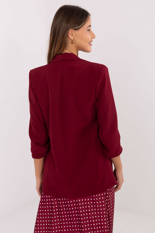 Vyriškas IT stiliaus švarkas bordo...