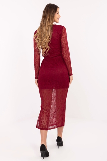 Sijonas bordo spalvos