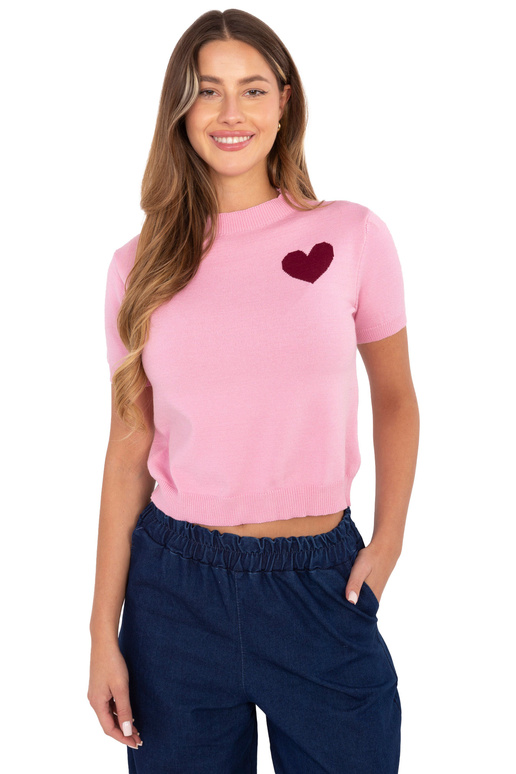 Megztinis IT rožinis