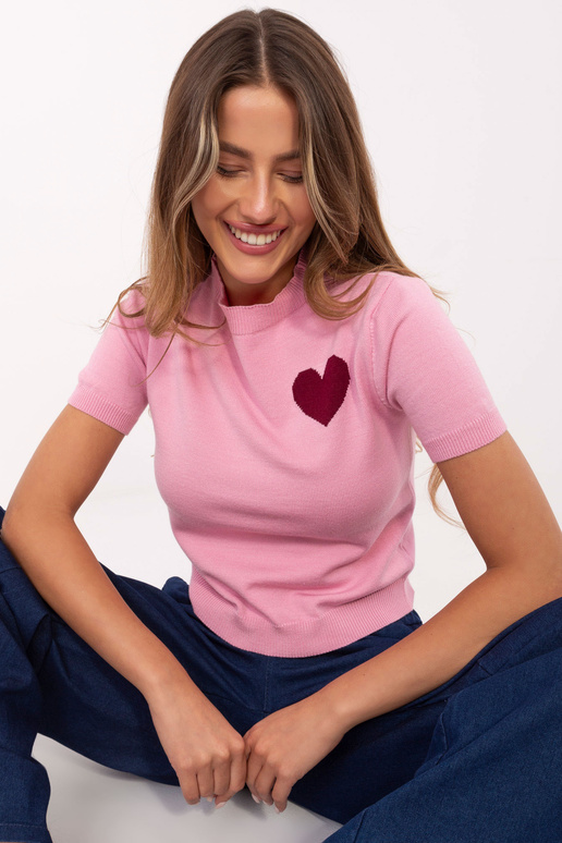 Megztinis IT rožinis