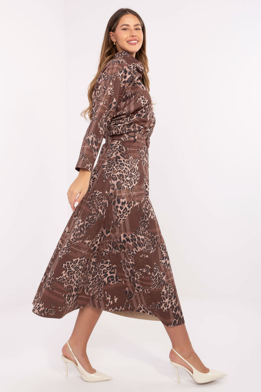 Sijonas tamsiai smėlinės spalvos