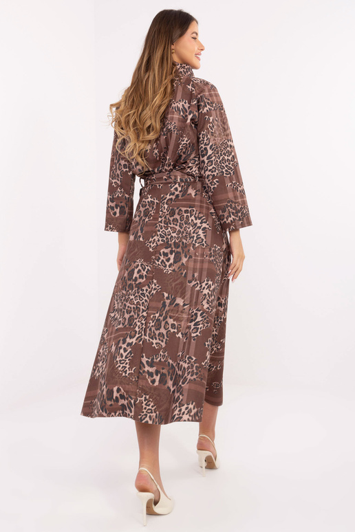 Sijonas tamsiai smėlinės spalvos