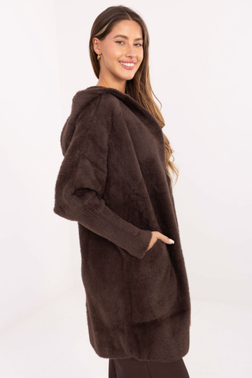 Paltas tamsiai rudos spalvos 2