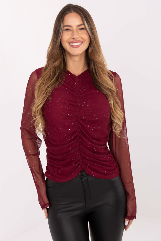 Marškinėliai IT BZ bordo spalvos