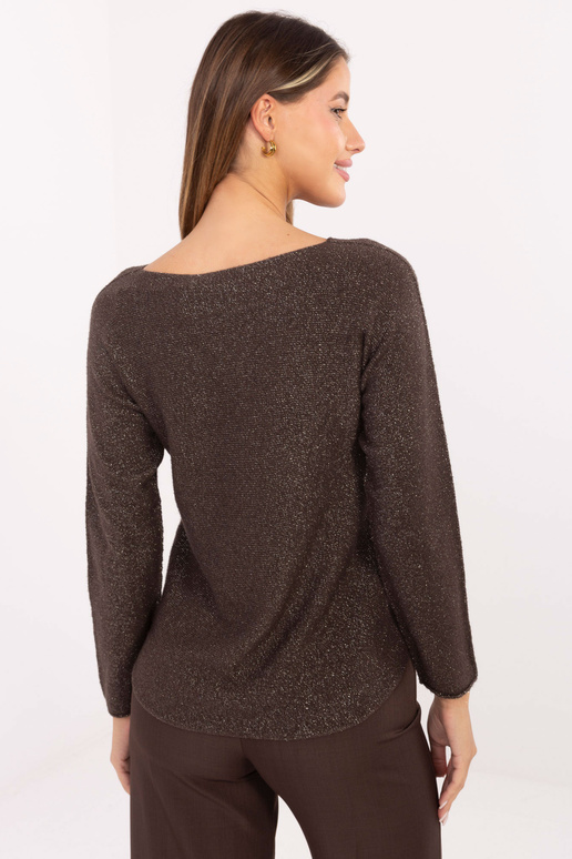 Megztinis IT tamsiai rudas