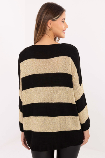 Megztinis juodai auksinis