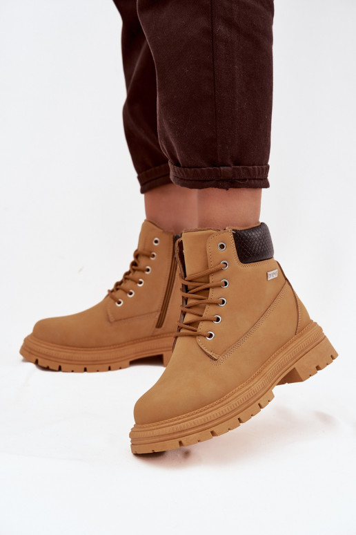 pašiltinti batai   rudos spalvos Selinda