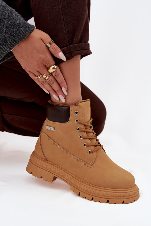 pašiltinti batai   rudos spalvos Selinda