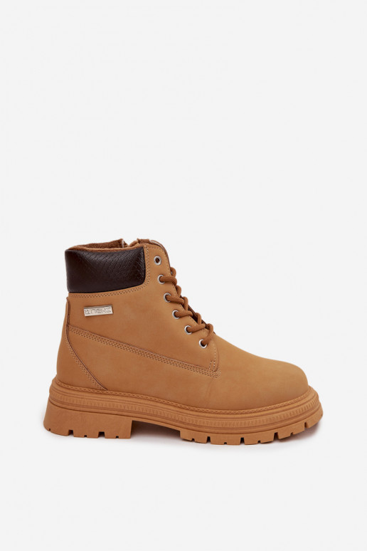 pašiltinti batai   rudos spalvos Selinda