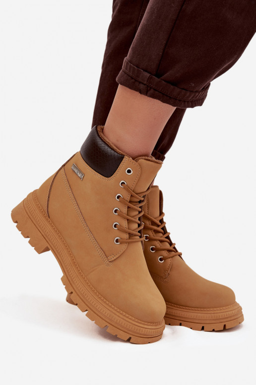 pašiltinti batai   rudos spalvos Selinda
