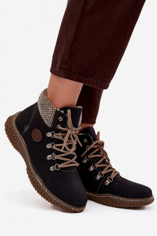 pašiltinti Aulinukai batai  Juodos spalvos Zenaya