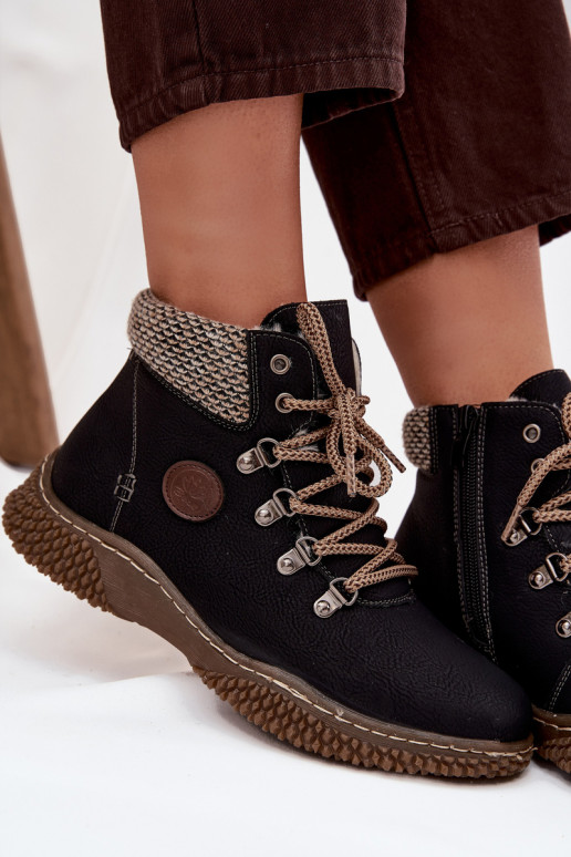pašiltinti Aulinukai batai  Juodos spalvos Zenaya