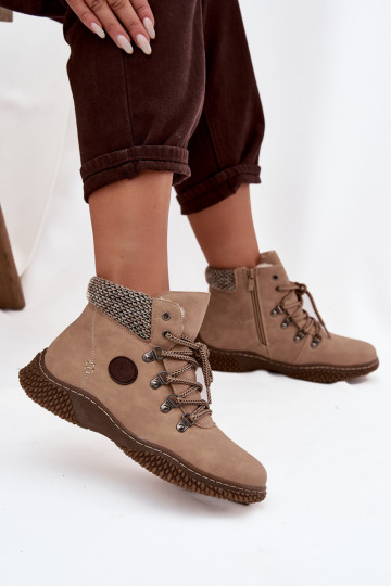 pašiltinti Aulinukai batai  smėlio spalvos Zenaya