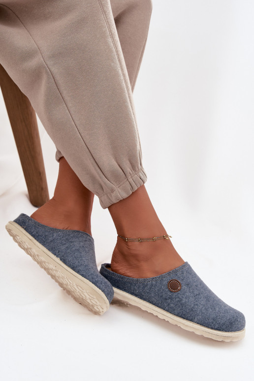 batai naminės Šlepetės  Inblu CS000047 šviesiai mėlynos spalvos