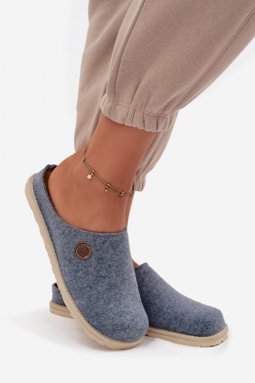 batai naminės Šlepetės  Inblu CS000047 šviesiai mėlynos spalvos