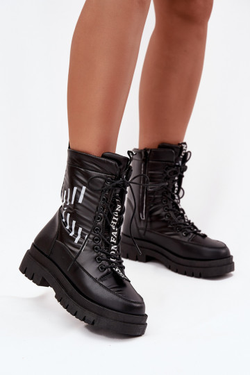 Suvarstomi sniego batai Vinceza 23-34586 Juodos spalvos 2